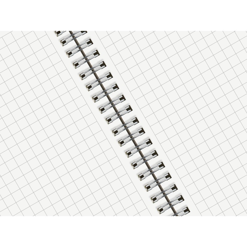 HULYTRAAT Large Graph Ruled Wirebound Spiral Notebook, 8.5 x 11