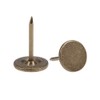 sourcing map Upholstery Nails 11 mm x 17 mm Flat