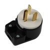 [2-Pack] USA 3-Prong Male AC Plug, Right Angle ETL Nema