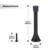 Ravinte Door Stoppers, 12 Pack Black Spring Door Stops with