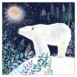 Museums & Galleries Jo Spicer Winter Forest Box of 20 Charity Christmas Cards