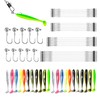 75pcs Fishing Accessories, 40pcs Steel Leader Pike, 4 Sizes Steel