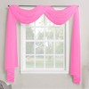 Megachest TAILORED VOILE WINDOW SCARF PELMET (hot pink, 56"X118"X1 Panel)