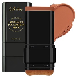 7-color Dual -Ended Foundation Concealer Stick, Dual-ended with Built-in Brush, Moisturizing & Lightweight - Buy 2 Concealer Sticks, Get a $13 Value Gift Set Free: 40pcs turmeric cleansing toweland 1 Peel-off Lipstick:_07#