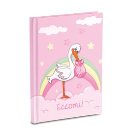 Mareli A4083R-DN Baby Diary 17 x 24 cm Pink
