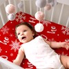 Mindsoft 2 Pcs Christmas Snowflake Gingerbread Man Crib Sheets for