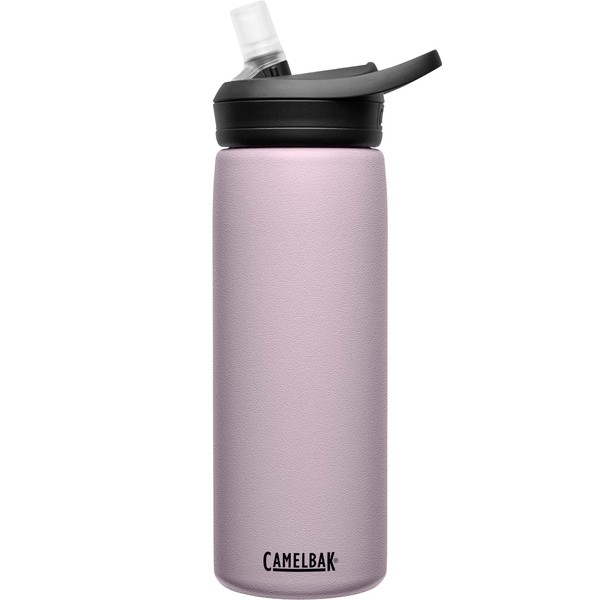 CamelBak Eddy+ Water Bottle with Straw 20oz - Insulated Stainless Steel, Purple Sky