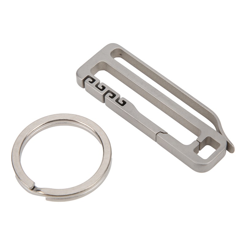 Titanium Alloy Belt Hang Buckle Durable Key Chain Waist Hanging