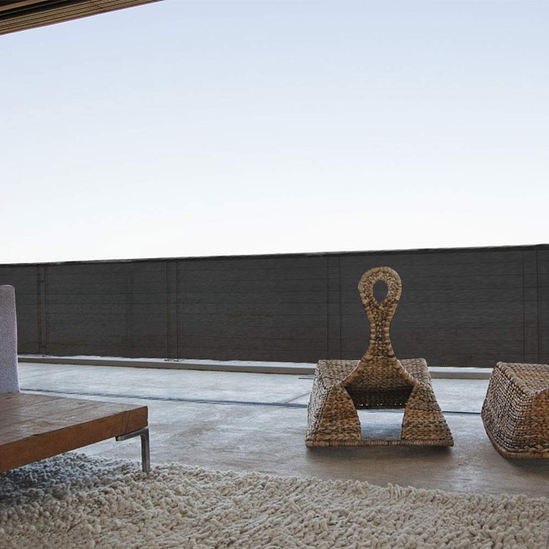 3'x16.4' Balcony Privacy Screen Fenceing,Privacy Fence Cover Windscreen for Deck