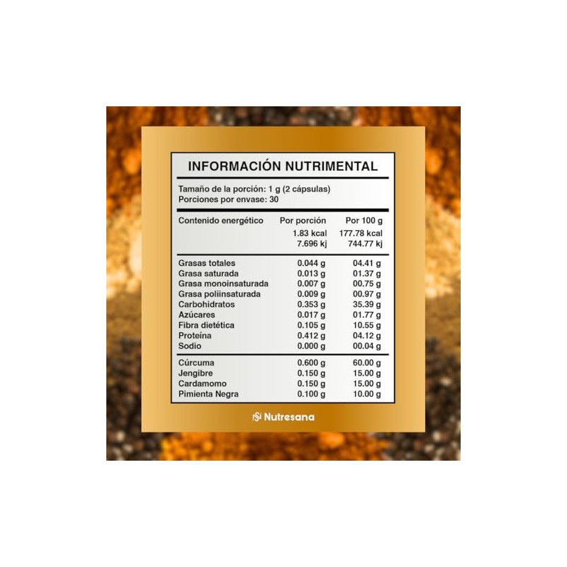 NUTRESANA QUERERTE ES PODER - NUTRESANA Golden Caps | Suplemento