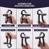 Grip Trainer, Adjustable Resistance Hand Grip Exerciser with Stainless Steel