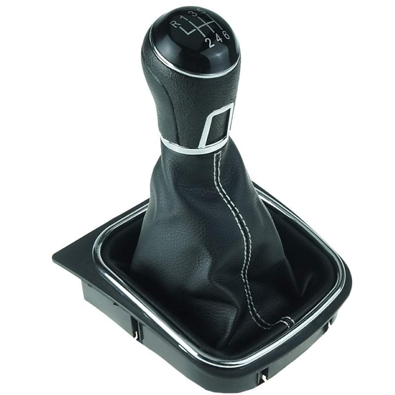 Do!LED Gear Stick Knob Gear Stick Gaiter Frame 6 Gears