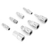 Quick Fitting Connector Kit,8Pcs 3/8 Pneumatic Quick Fittings Release Plug