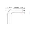 AC PERFORMANCE ID 3" (76mm) 90 Degree Elbow Coupler Universal