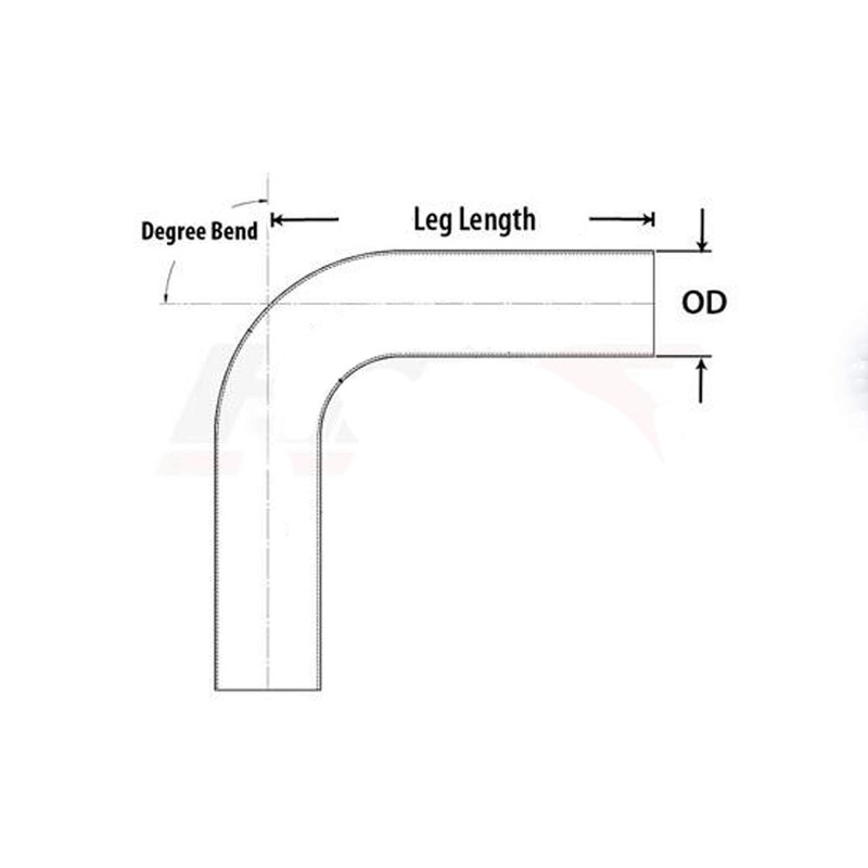AC PERFORMANCE ID 3" (76mm) 90 Degree Elbow Coupler Universal