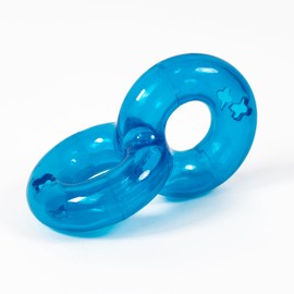 2024 New Treat Dispensing Dog Toys Dog Puzzle Toy, Nontoxic Bite Food Ball Slow Feeder Dog Bowls, Dog Treat Dispenser Toy Exercise Game IQ Training Ball-Feeder Dog Toy（Blue）