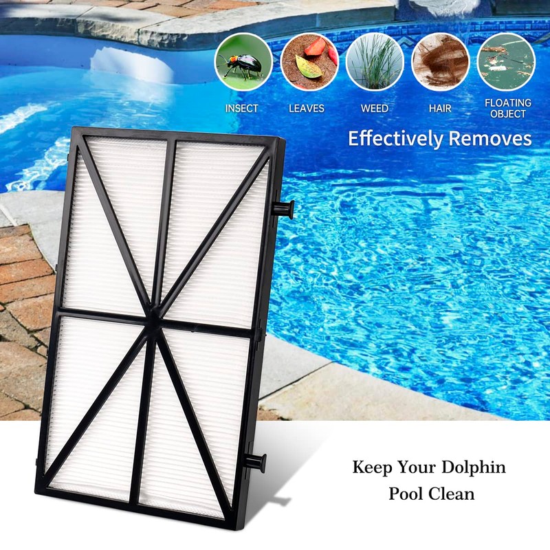 FFYan 4-Pack Pool Filter 9991432-R4 Pool Filter, Compatible for Dolphin