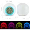 LED Alarm Clock Digital Kids Alarm Clock Light Temperature Indoor