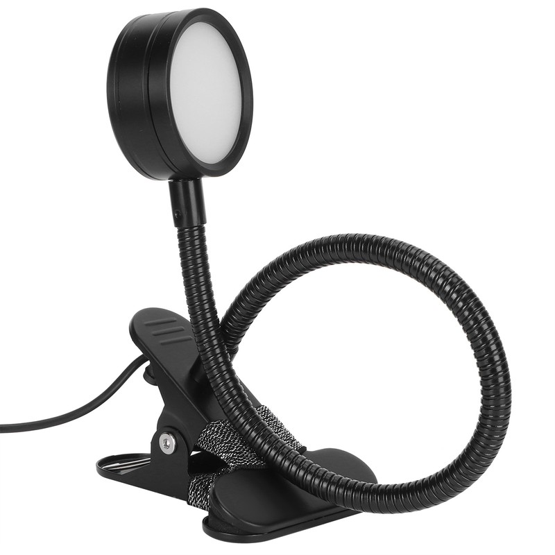 USB Desk Lamp 360° Angle Adjustable Clip On Gooseneck Reading
