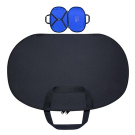 UK EMPIRE GROUP Masonic Chain Collar Case Black with Blue lining soft padded, Freemason Carrying Bag