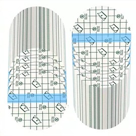 100 Parches Adhesivos Elásticos Transparentes Vendas Impermeables Desechables Vendaje Protector de Apósito de Película Transparente Redonda para Ducha Tatuaje