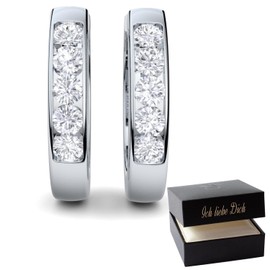 Women's 925 silver small hoop earrings, real gift for women, girlfriend, jewellery, love you, nickel-free. Fashion Jewellery Women's Earrings Silver No Stainless Steel Thin Hinged Hoop Earrings ., Sterling Silver