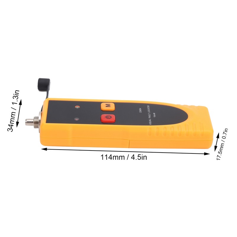 GM64 10mW Fiber Optic Cable Tester Portable Red Light Visual