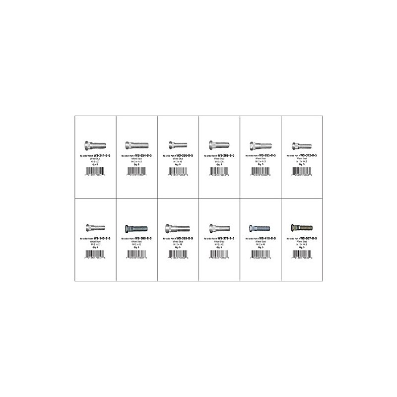 Dynamic DY-WS-1 Wheel Stud Assortment Kit, 1 Pack