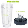 [ New Model] Replacement blender Blade and 24oz Cup Accessories,