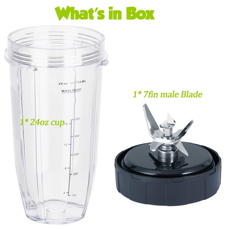 [ New Model] Replacement blender Blade and 24oz Cup Accessories,