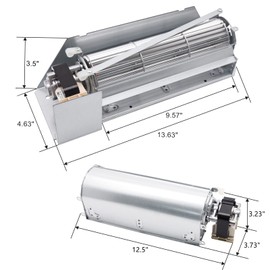 Replacement Fireplace Blower Fan Kit for Superior, Lennox, Astria Fireplaces, FBK-200 80l85 FBK FBK200 Fireplace Blower Kit for Superior sldvt-35nm dr-500cmn sldvt-35ne, Lennox lmdv3530cnm mpd3530cnm