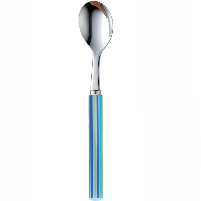 Nagao Striped Dinner Cutlery Set of 4 Blue Made in