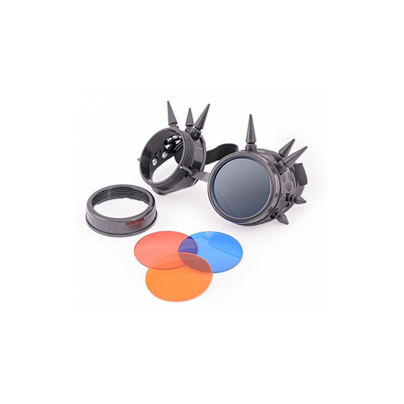 Welding Cyber Goggles Steampunk Welding Goth Cosplay Protective Glasses Cosplay