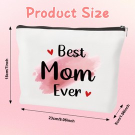 iMEYDNGF Women Cosmetic Bags Gifts for Mother Day Birthday Christmas Mom Gifts for Thanksgiving New Year Valentine Portable Makeup Pouch for Mothers Waterproof Travel Toiletry Bags Organizers