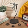 FINGERINSPIRE Action Figure Base Display Stand 3.9x5.9x11.2inches Black Assembly Action