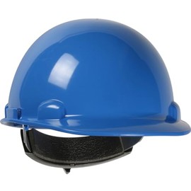 Dynamic Dom Cap Style Hard Hat, HDPE Shell, ANSI Type 1, Class E, 4-Point Suspension, Wheel Ratchet Adjustment, Sky Blue (280-HP341R-07)