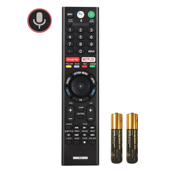 New RMF-TX300U Voice Remote Control Raplace RMF-TX200U RMF-TX201U, for Sony