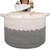 OIAHOMY 125L Extra Large Blanket Basket, 25" x 16", Jumbo