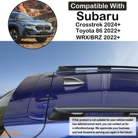 Car Shark Fin Antenna Cover Trim Compatible with 2022 2023 2024 Subaru Crosstrek/BRZ/WRX/Toyota GR86 Car Radio Signal Car Roof Aerial Base Radio Signal Waterproof Top Mounted Antenna ABS Accessories