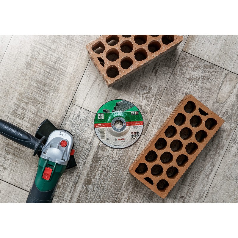 Bosch DIY Trennscheibe Stein für Winkelschleifer (5 Stück, Ø 125