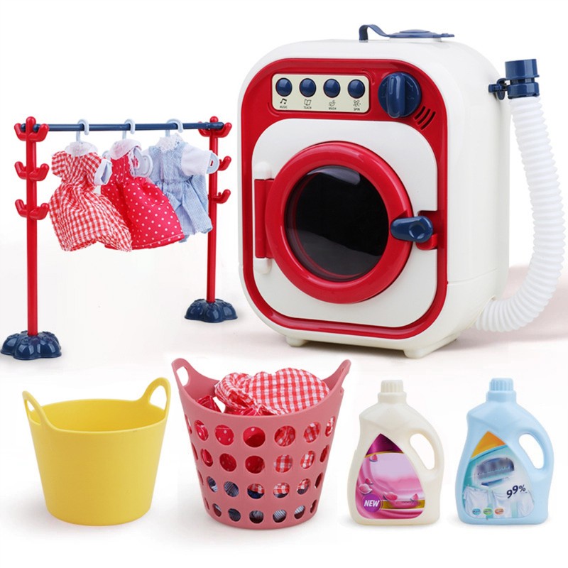 Electric Mini Washing Machine Toy Child Wash Machine Toys Waterproof
