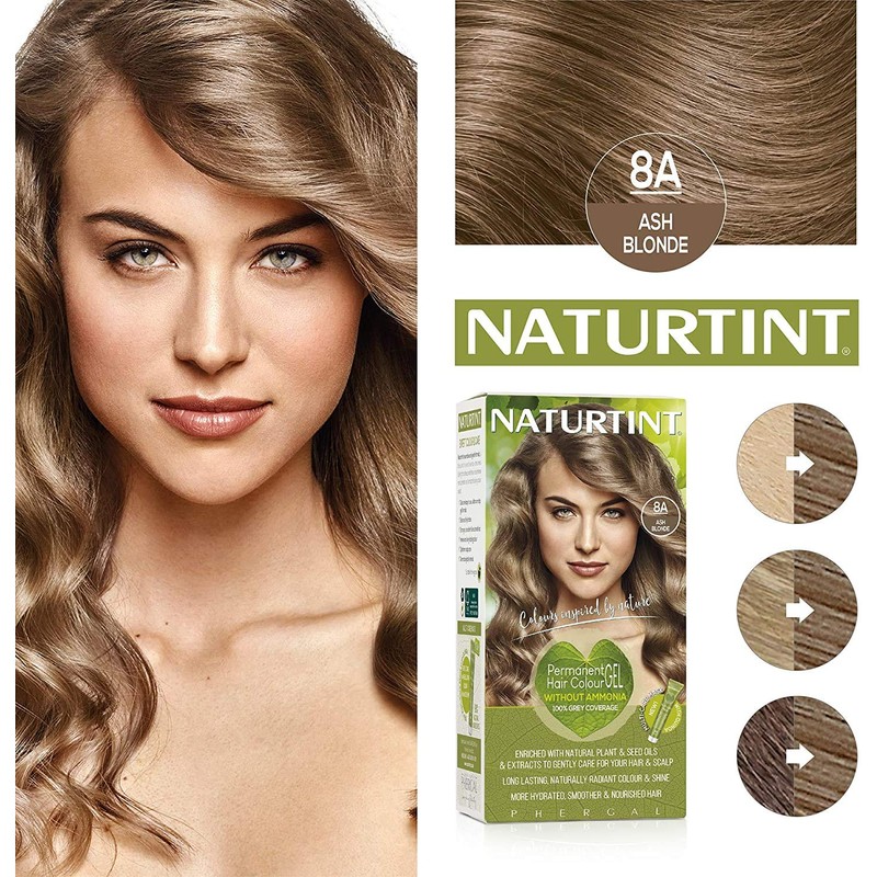 (2 Pack) - Naturtint - Hair Dye - 8A Ash