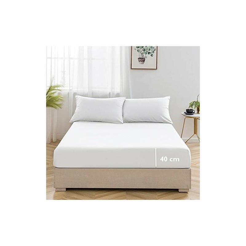 ZSYY Breathable, Anti Wrinkle, Durable | 40cm Deep Pocket Fitted