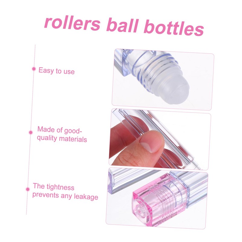 MERRYHAPY 10pcs Roller Ball Essential Oil Bottle Essentials Oils &