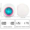 Culturaltu Alarm Clock, Radio Wave, Cute, Digital Clock, Round Alarm