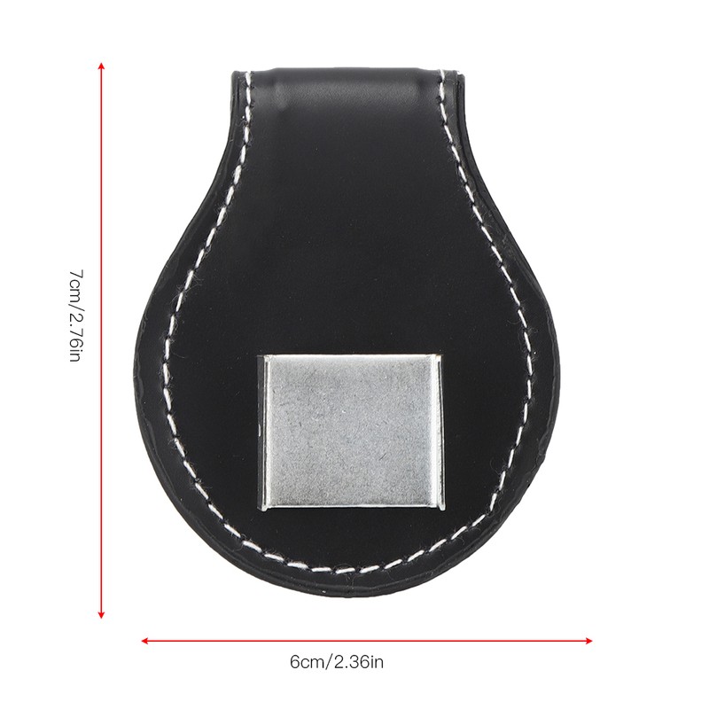 4PCS PU Leather Portable Compact Accurate Size Billiard Chalk Clip