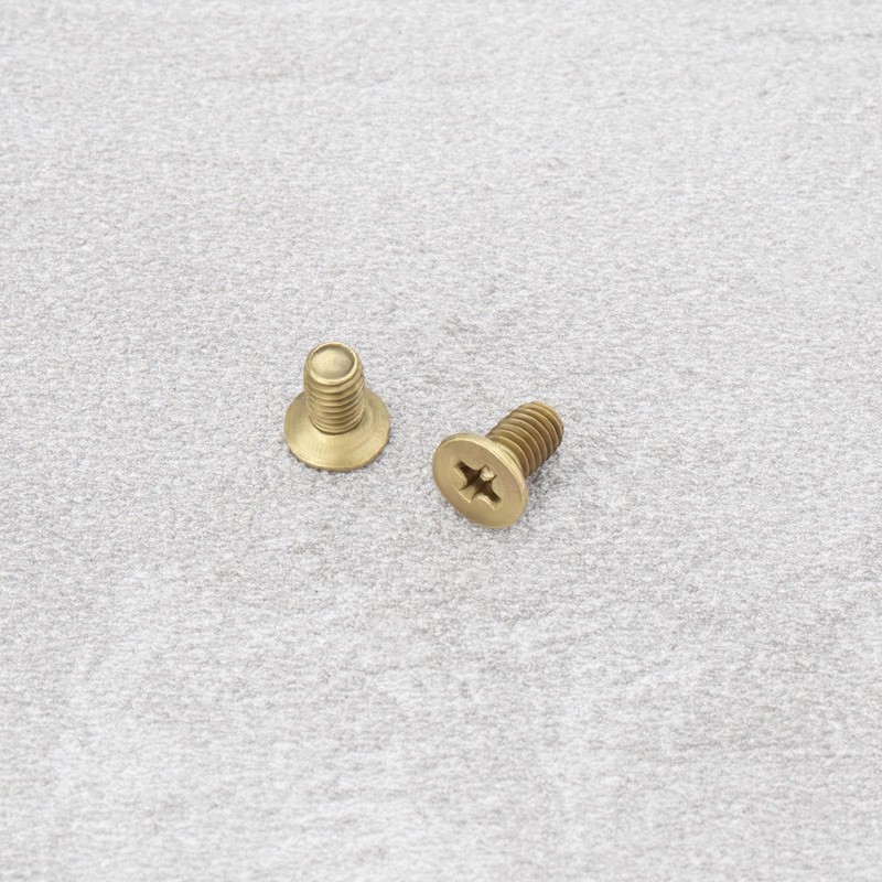 OTOTEC 30 Pieces M4 x 8 Brass Phillips Countersunk Screws