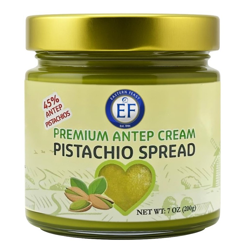Eastern Feast - Premium Antep Pistachio Cream Spread, (7 oz)