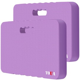 Kneeling Pad Thick Extra Large High Density Foam Comfort Kneeling Pad for Work Gardening Yoga Exercise Garden Knee Pad 2 Pack Purple