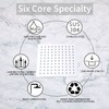 GGStudy Square 8 Inch Square Stainless Steel Shower Head -